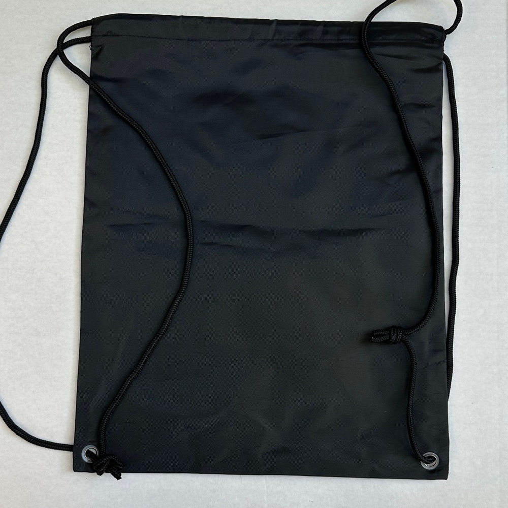 NEW GUESS Black and Red Logo Drawstring Backpack - Picture 2 of 3